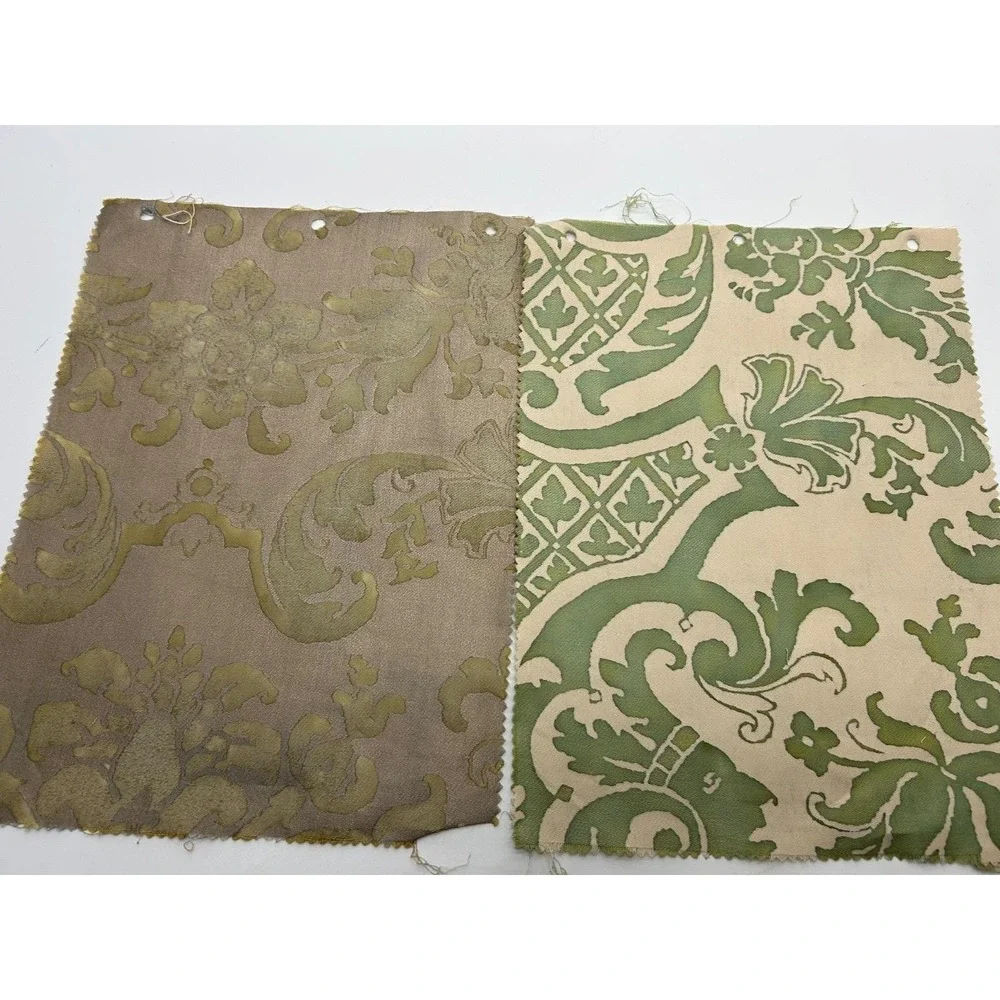 Vtg Six FORTUNY Sample‎ Pieces - Stunning patterns Rare Colors HTF